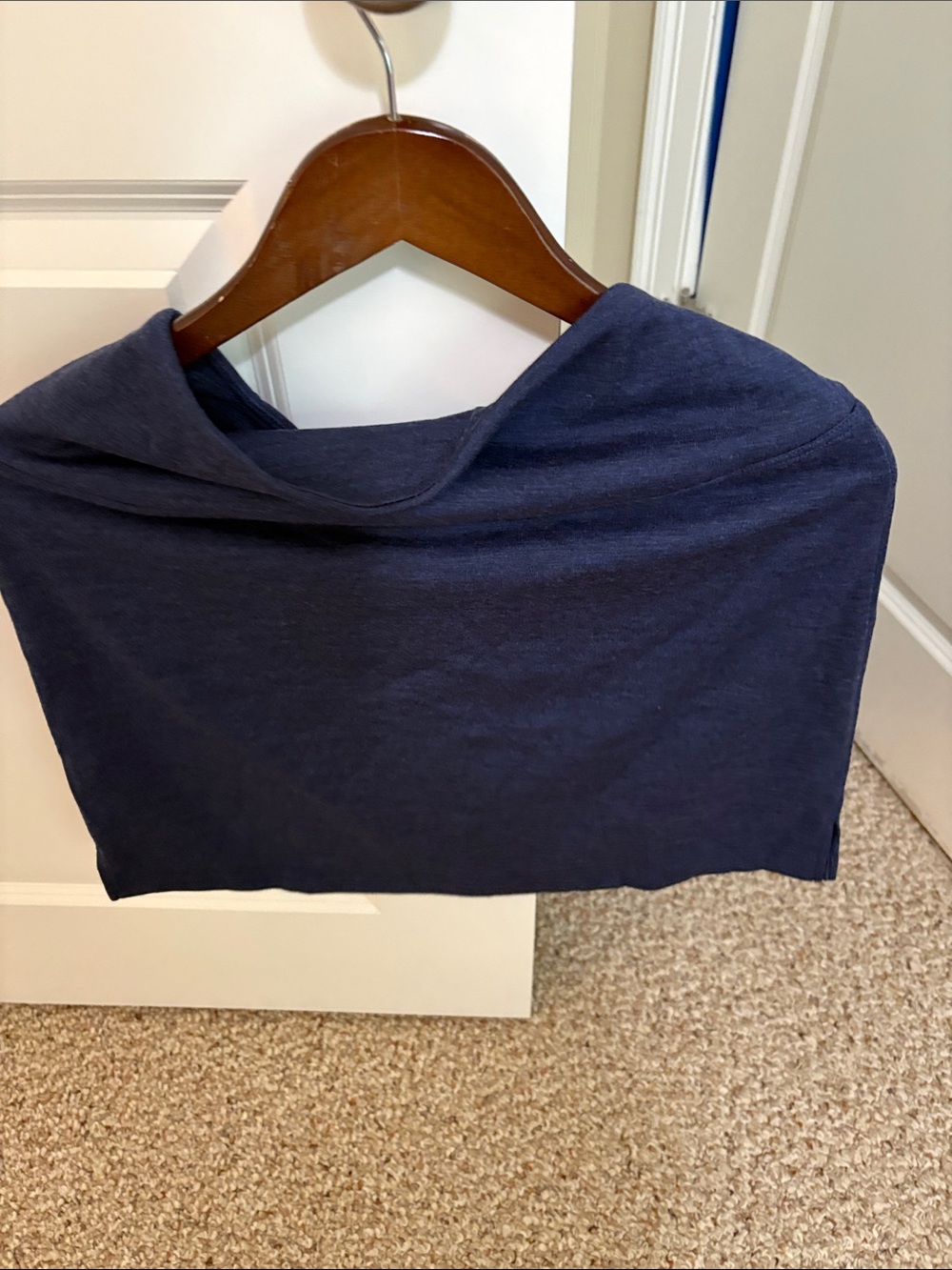 Classic Navy Midi Skirt — Everyday Essential